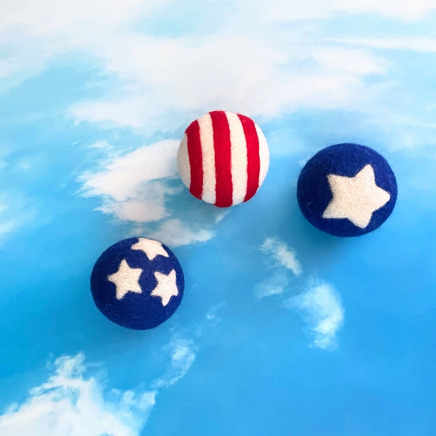Stars & Stripes Eco Wool Dryer Balls - America