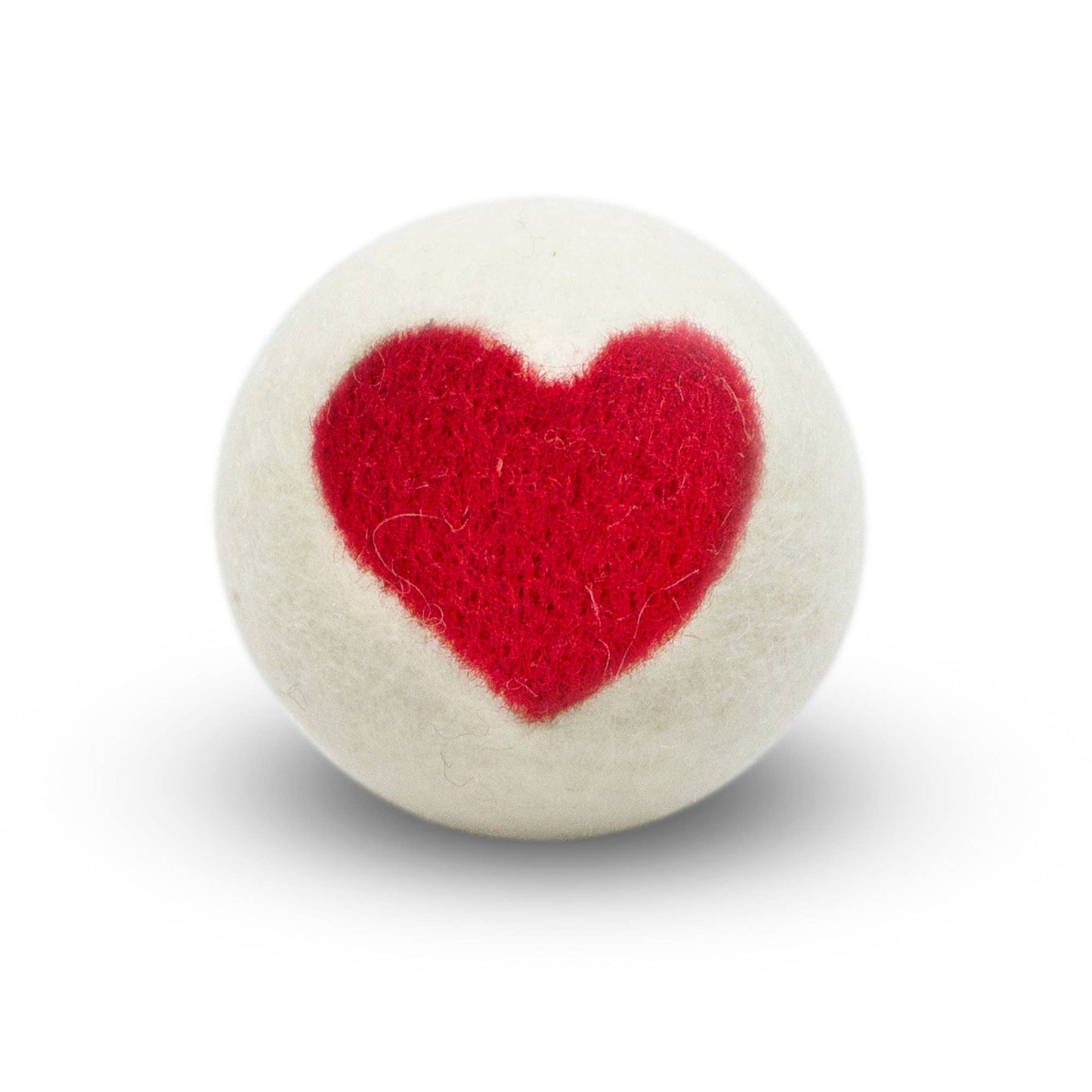 One Love Eco Wool Dryer Balls (RED HEARTS) - Set of 6