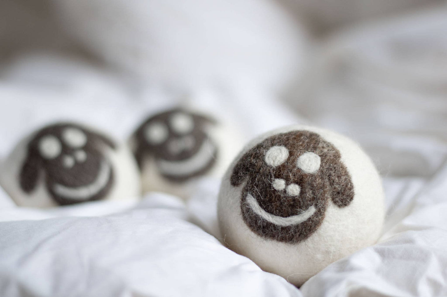 Sheep Eco Wool Dryer Balls - Set of 3