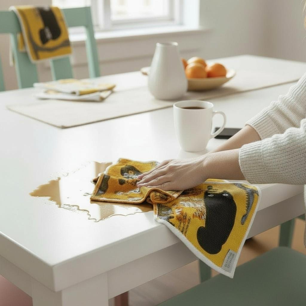 Swedish Dishcloth Set | Cat & Floral Designs, Eco Friendly, Oluni Home