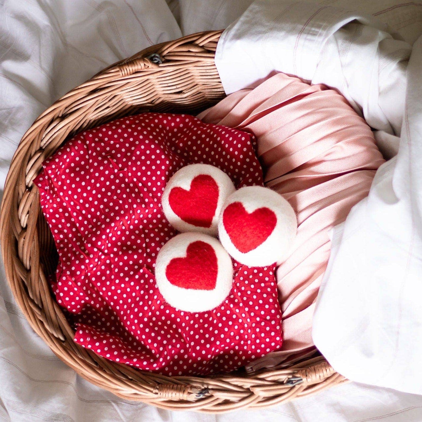 Heart Trio Eco Wool Dryer Balls - Set of 3