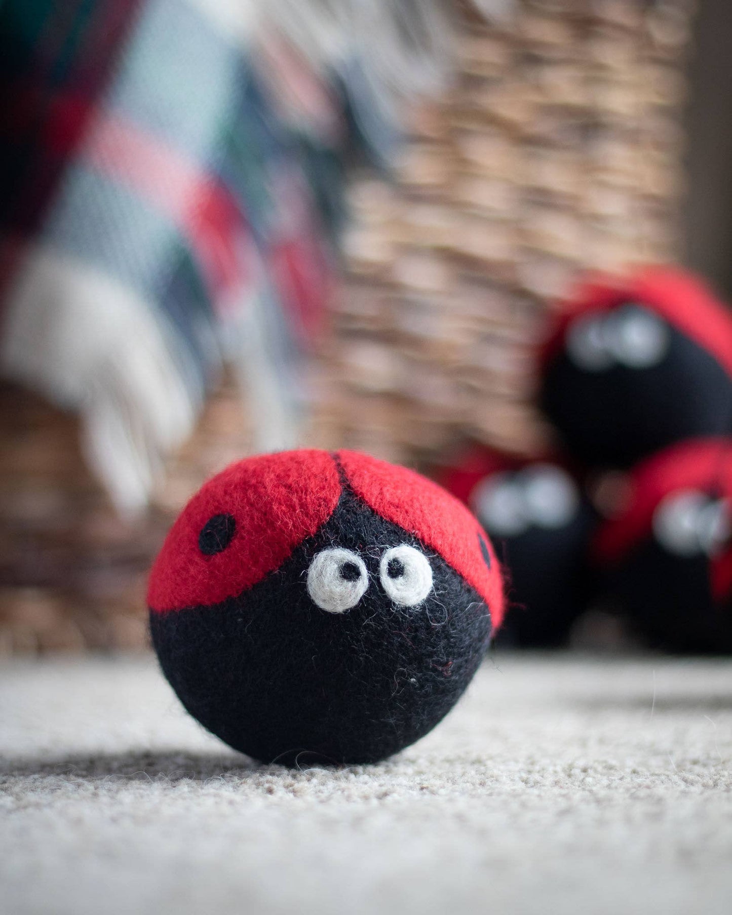 Laundrybugs Eco Wool Dryer Balls (LADYBUG)