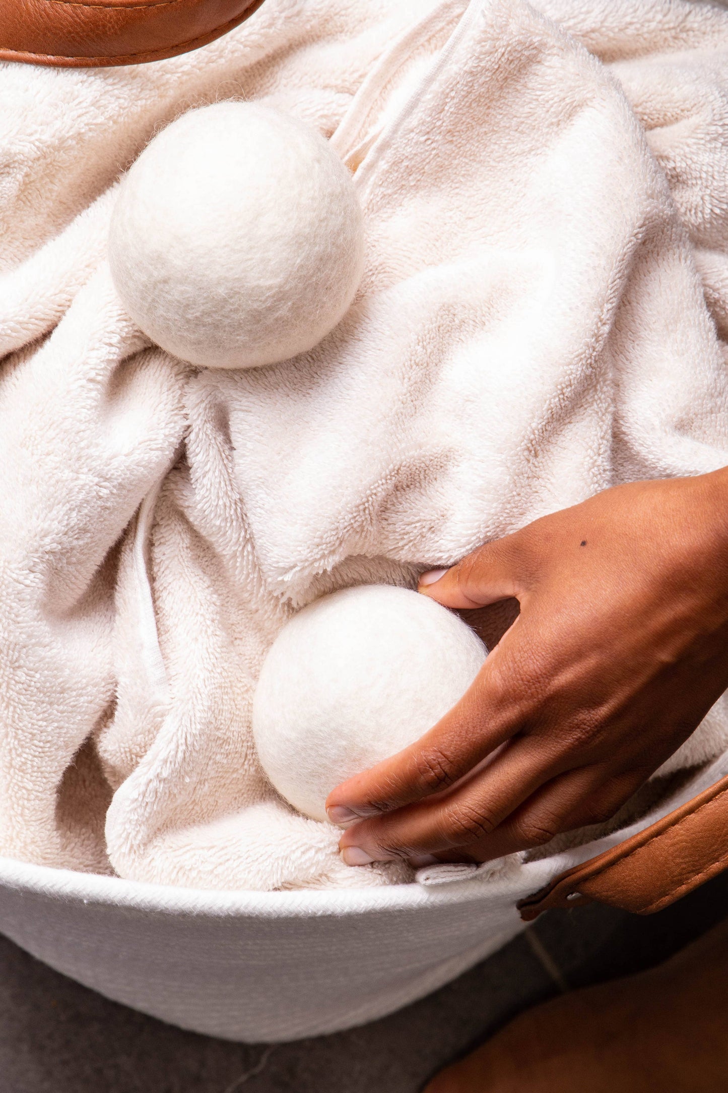 Creamy White Eco Wool Dryer Balls