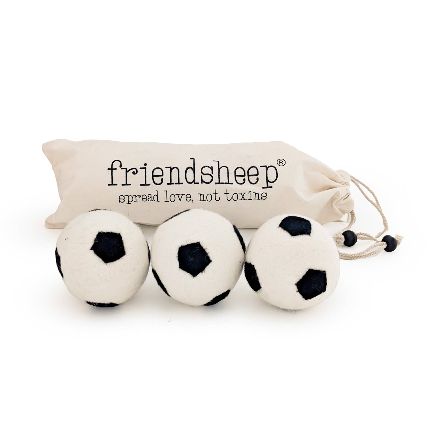 Soccer Eco Wool Dryer Balls - WORLD CUP