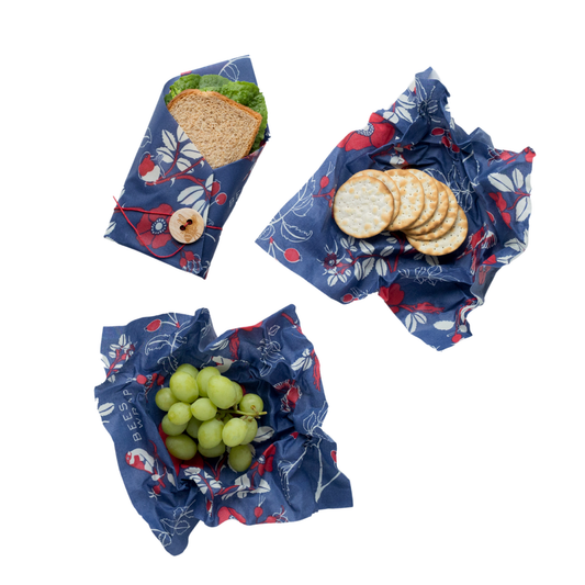 Bee's Wrap Lunch 3 Pack - Botanical