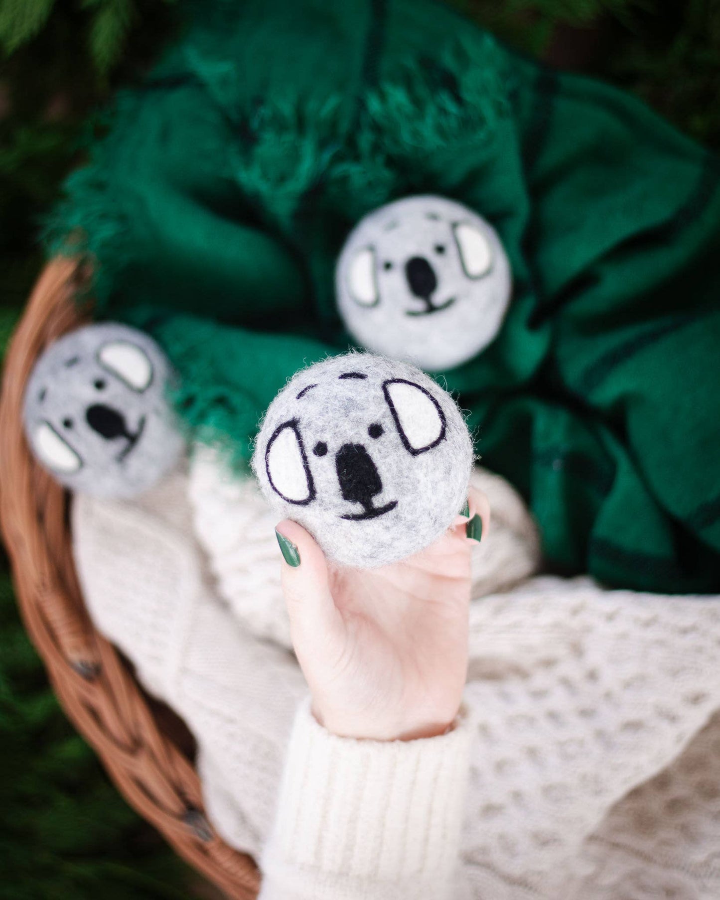 Cuddly Koalas Eco Wool Dryer Balls - Set of 3