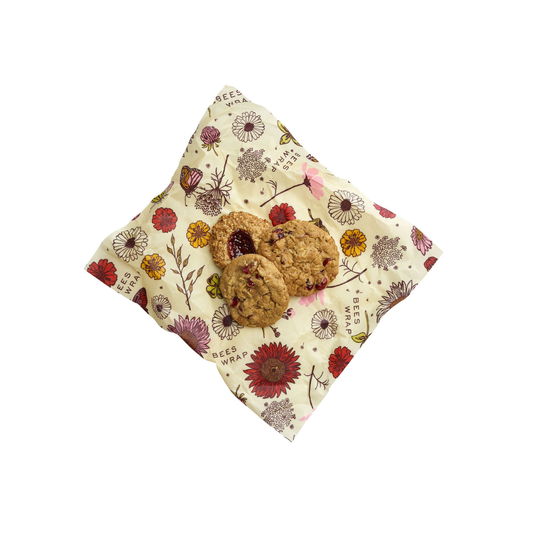 Bee's Wrap Medium Wrap - Meadow Magic, Vegan wax