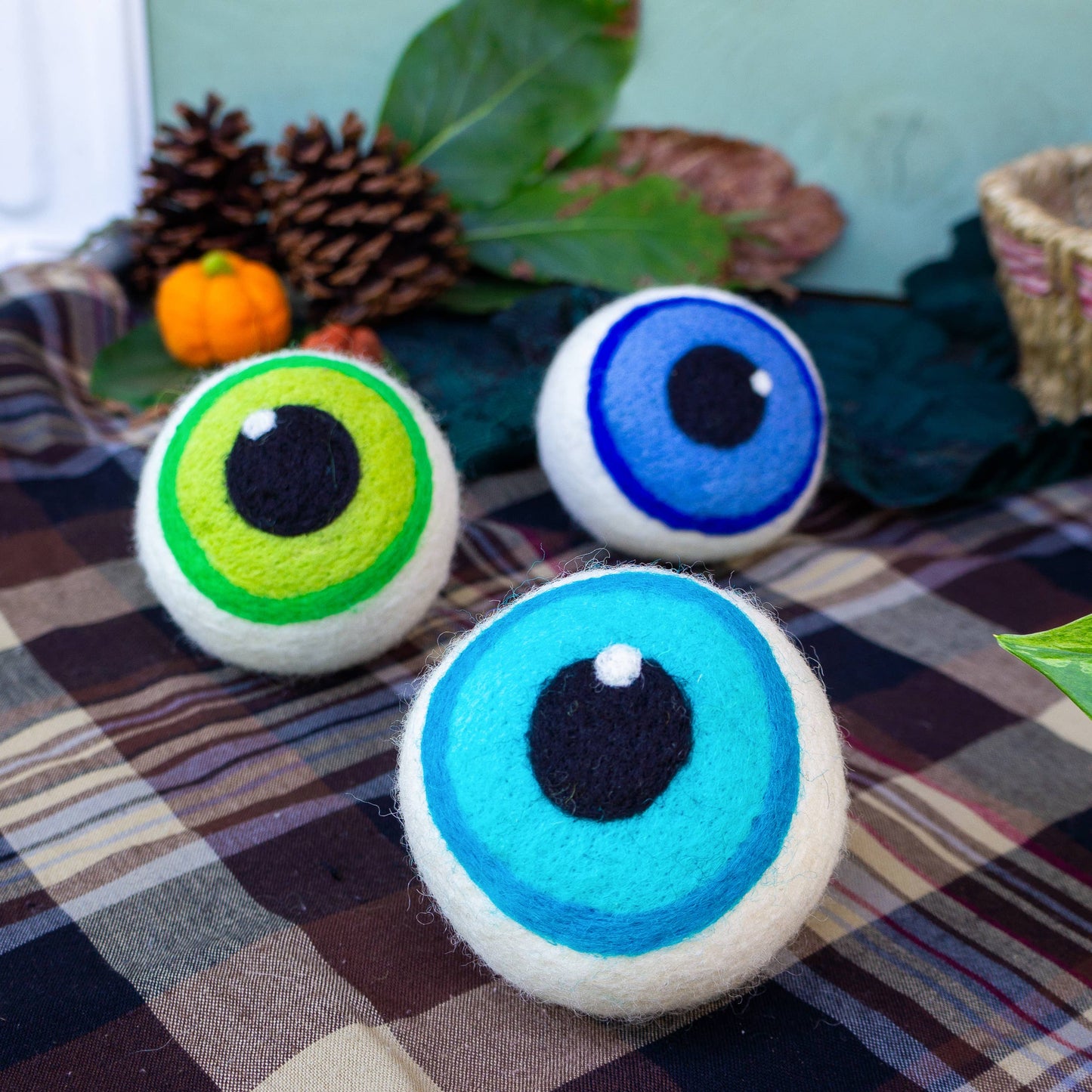 Blue Eerie Eyeballs (Eco Dryer) - Limited Edition - Set of 3