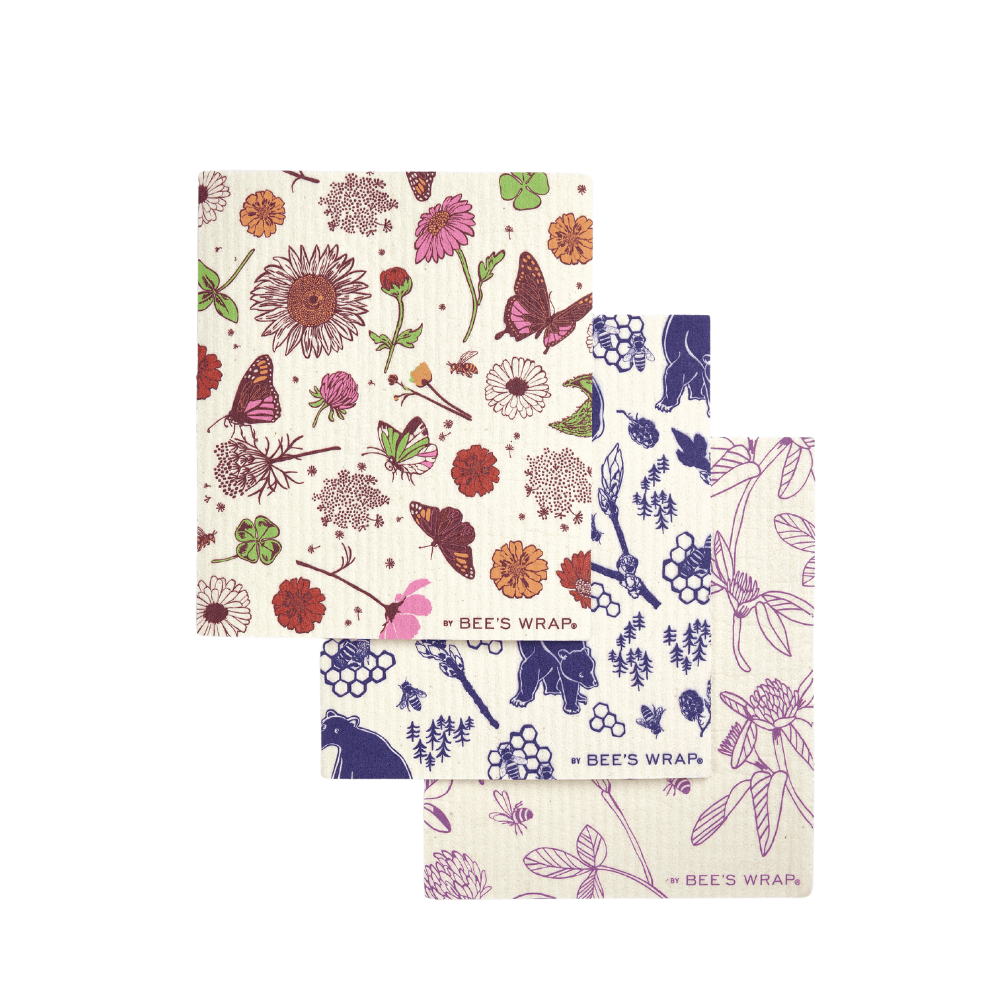 Swedish Dishcloth 3 Pack - Original Mixed Prints