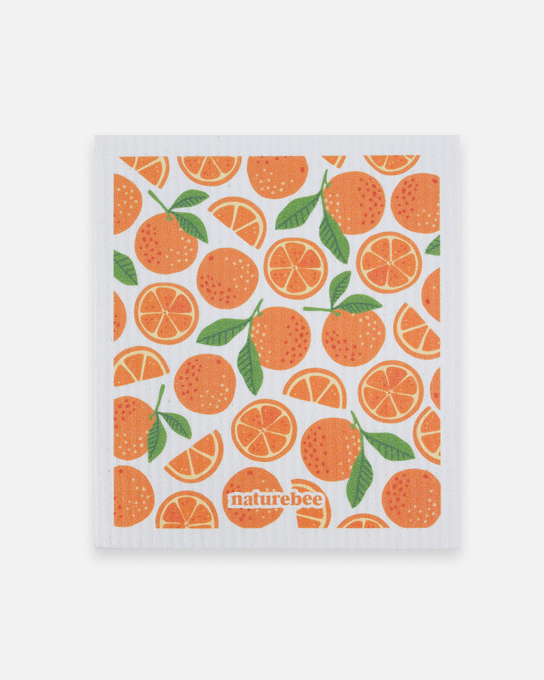 Swedish Sponge Dishcloth  Oranges