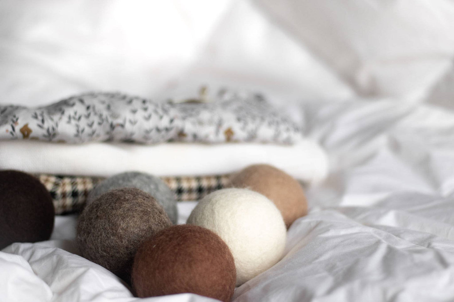 Natural Mystic Brown Mix Eco Wool Dryer Balls