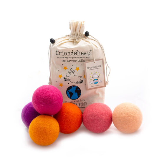 Tropical Sunset Eco Wool Dryer Balls