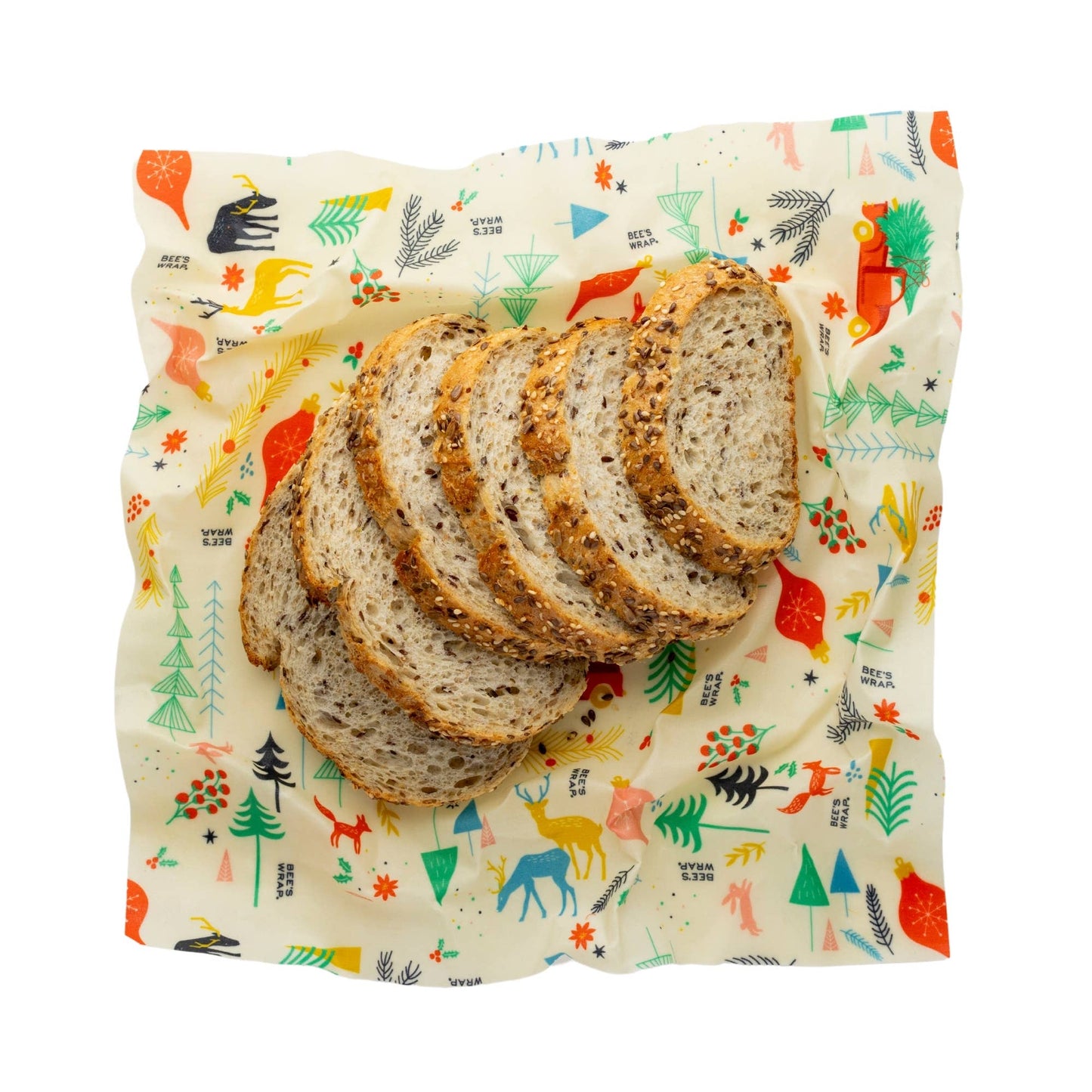 Bee's wax Food Wrap Winter Wonderland Assorted 3 Pack, Reusable Food Wraps