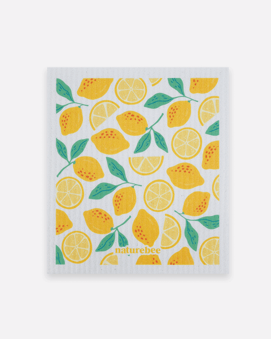 Swedish Sponge Dishcloth Lemon