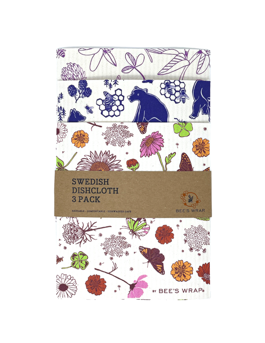 Swedish Dishcloth 3 Pack - Original Mixed Prints