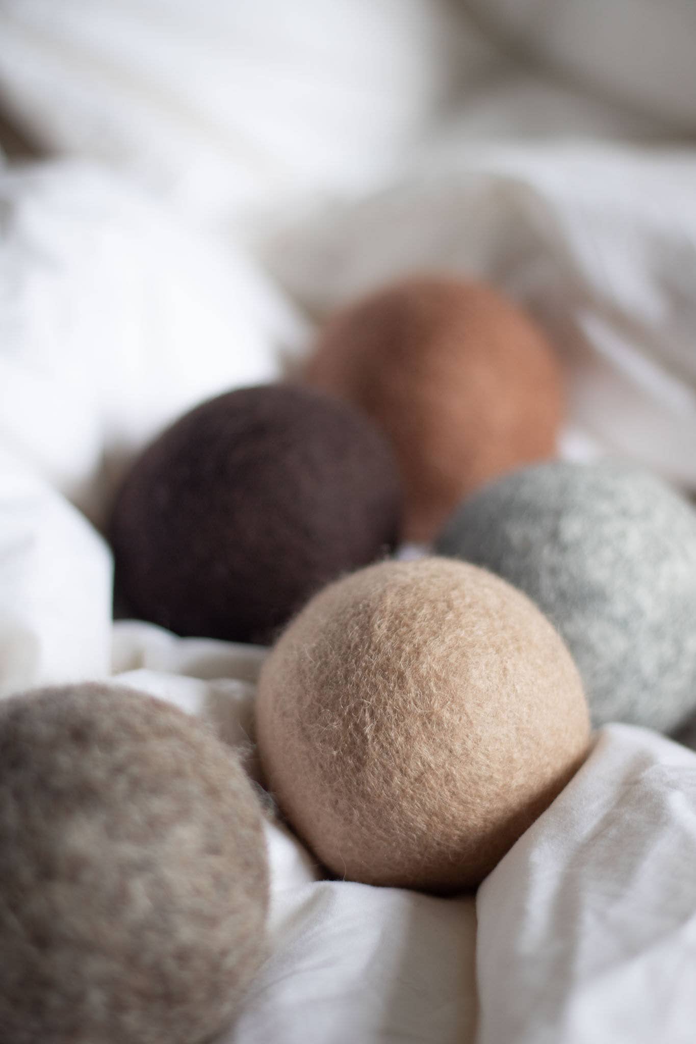 Natural Mystic Brown Mix Eco Wool Dryer Balls