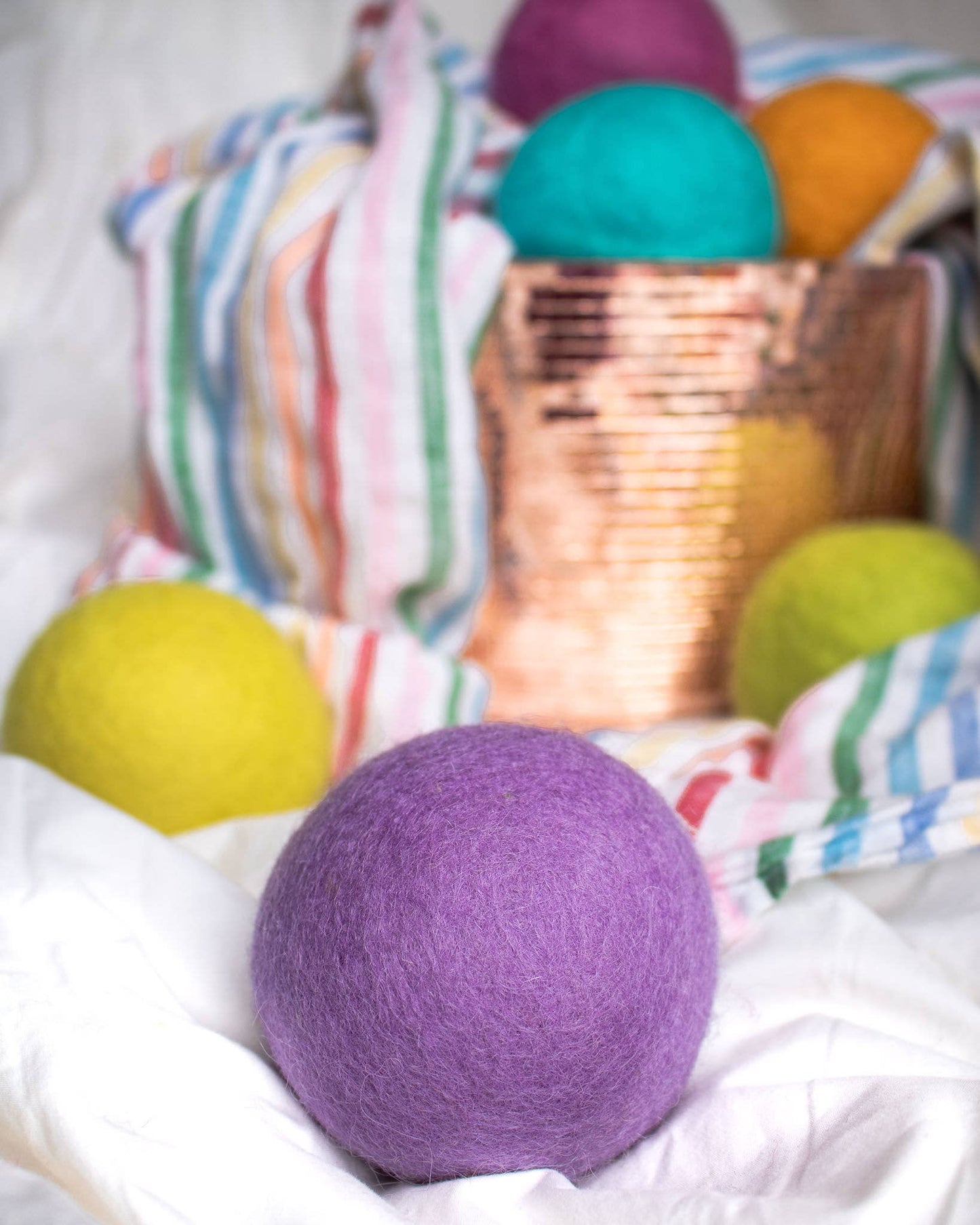 Rainbow Blast Eco Wool Dryer Balls