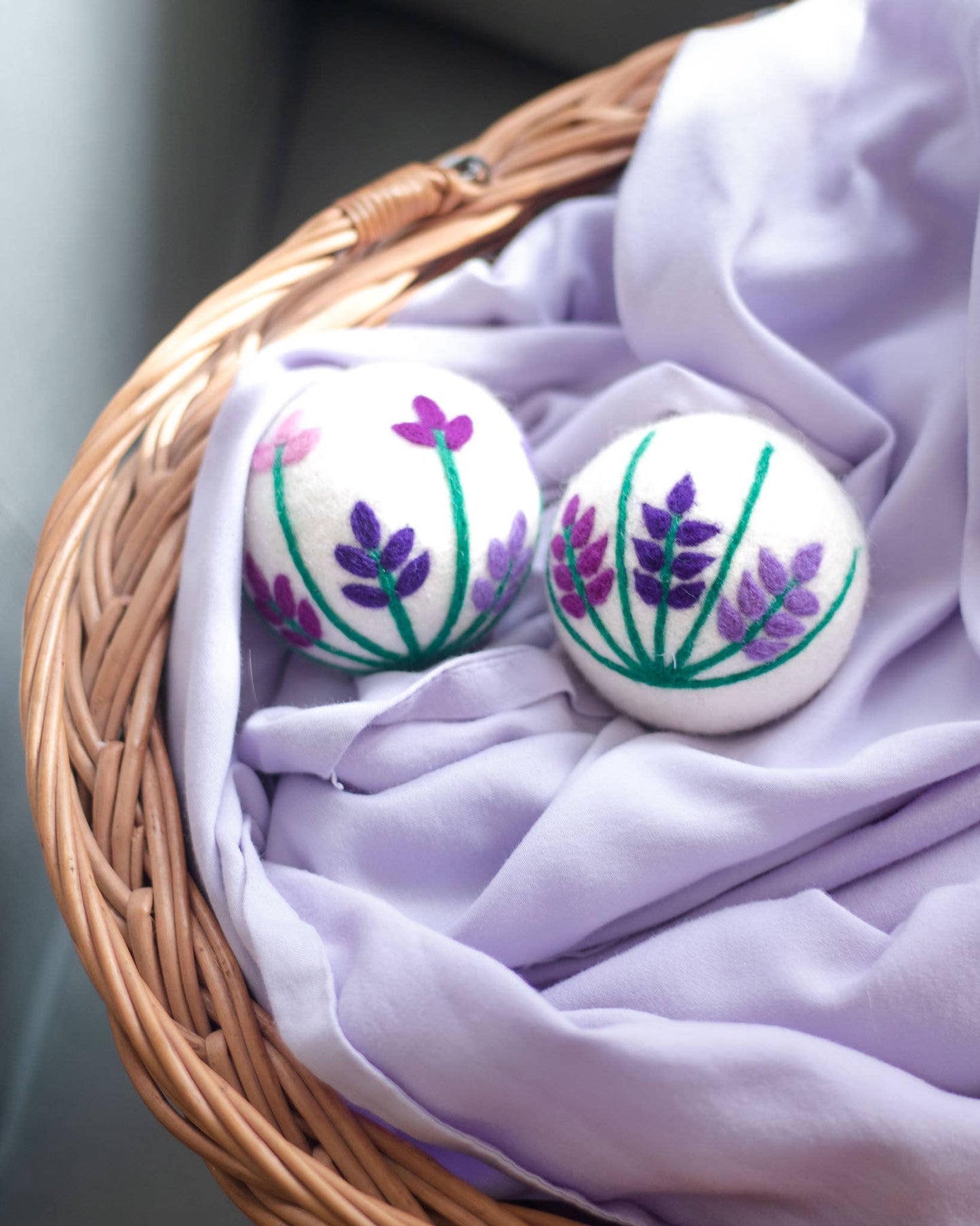 Lavender Fields Eco Wool Dryer Balls - BEE