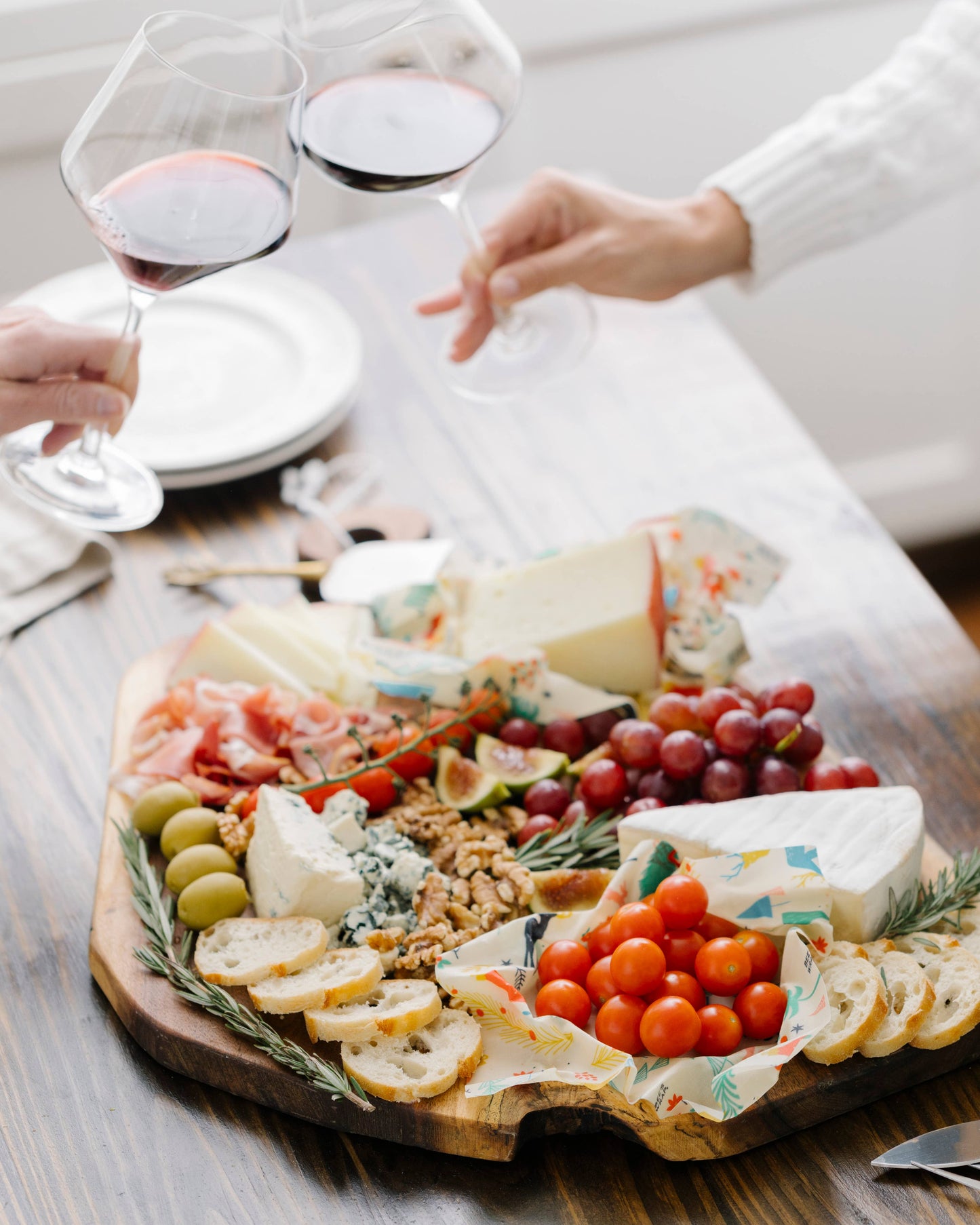 Bee's wax Food Wrap Winter Wonderland Assorted 3 Pack, Reusable Food Wraps