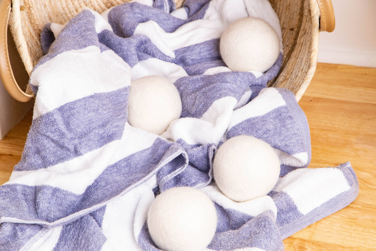 Creamy White Eco Wool Dryer Balls