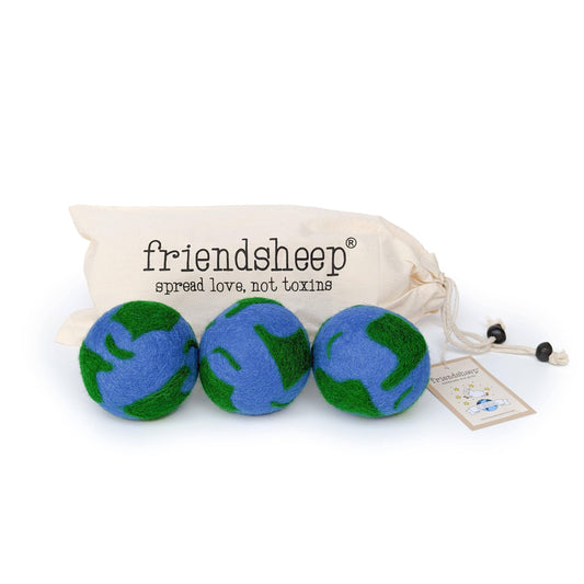 Earth Trio Eco Wool Dryer Balls - Set of 3