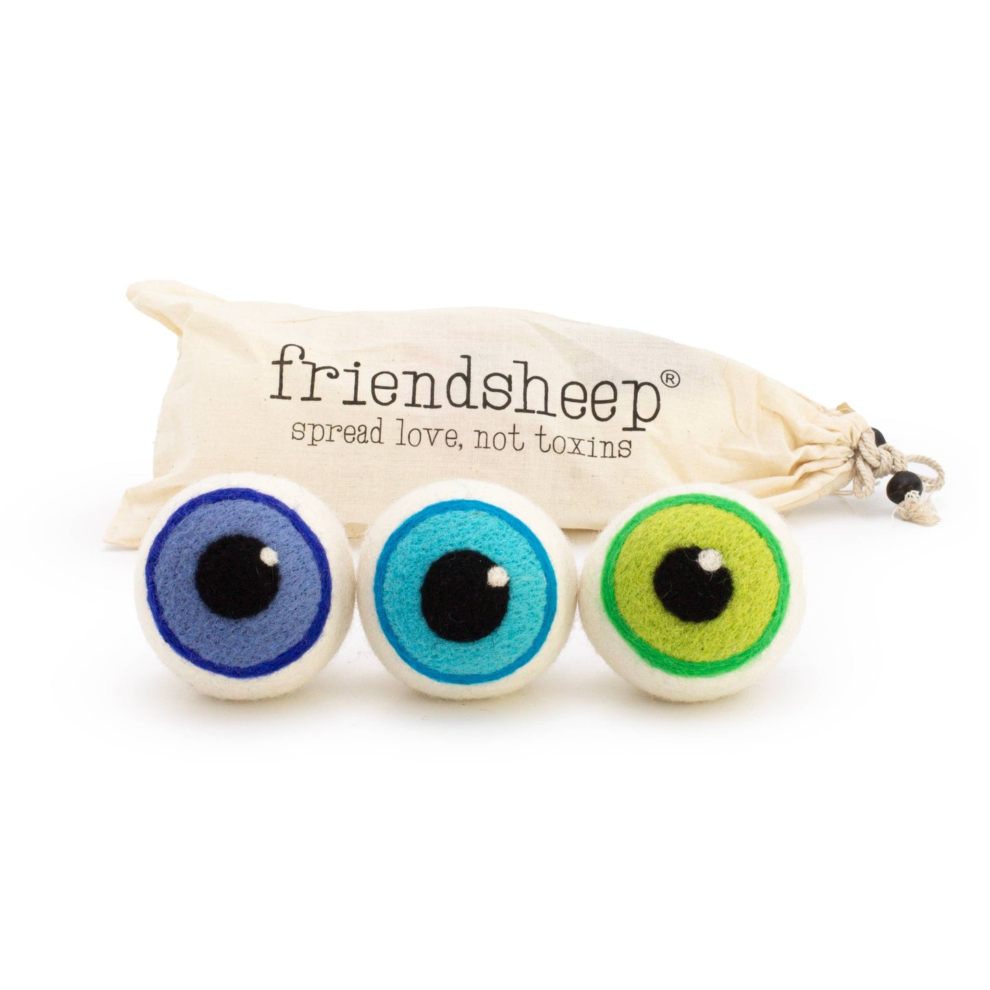 Blue Eerie Eyeballs (Eco Dryer) - Limited Edition - Set of 3