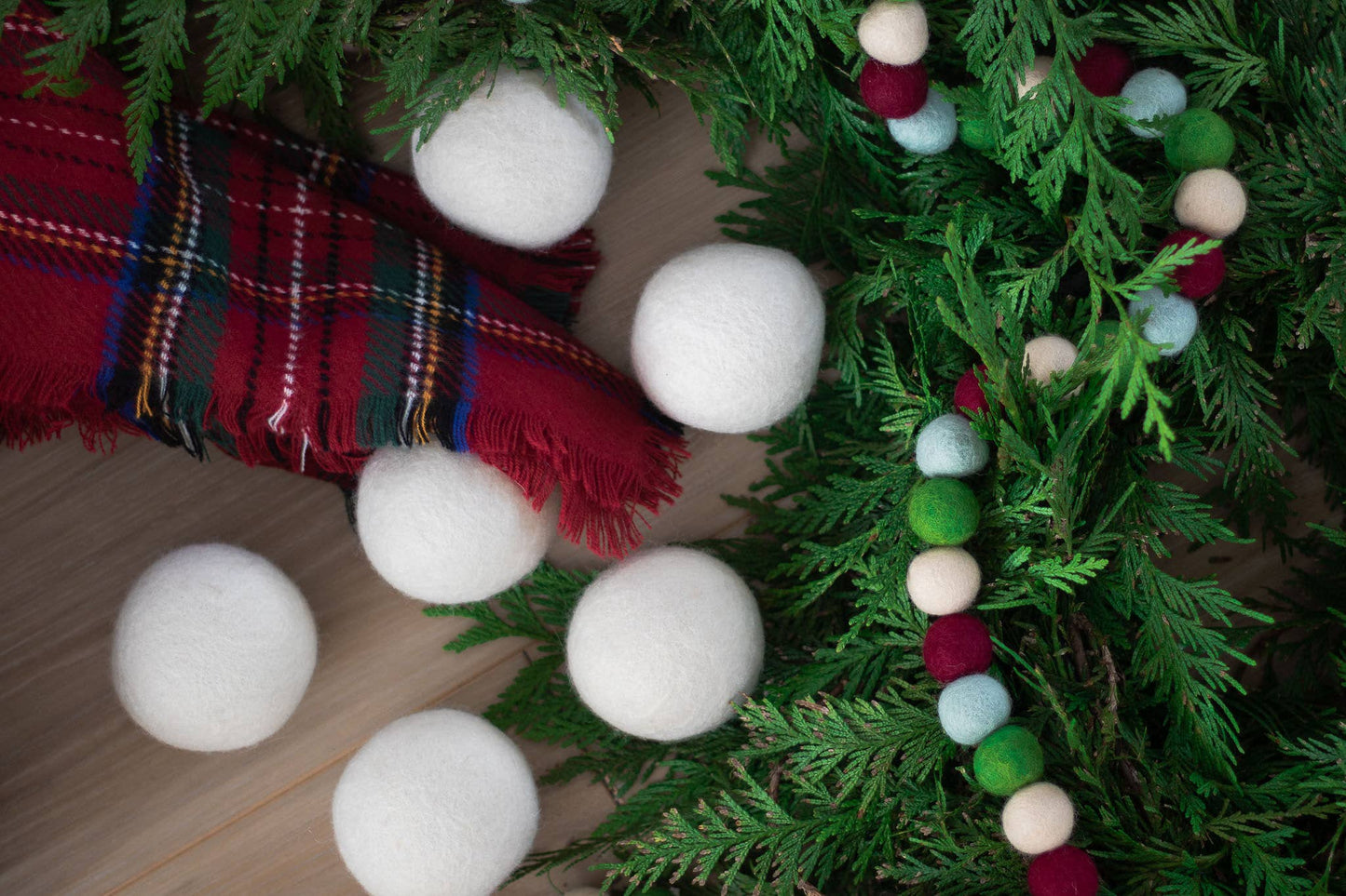 White Trio Eco Wool Dryer Balls