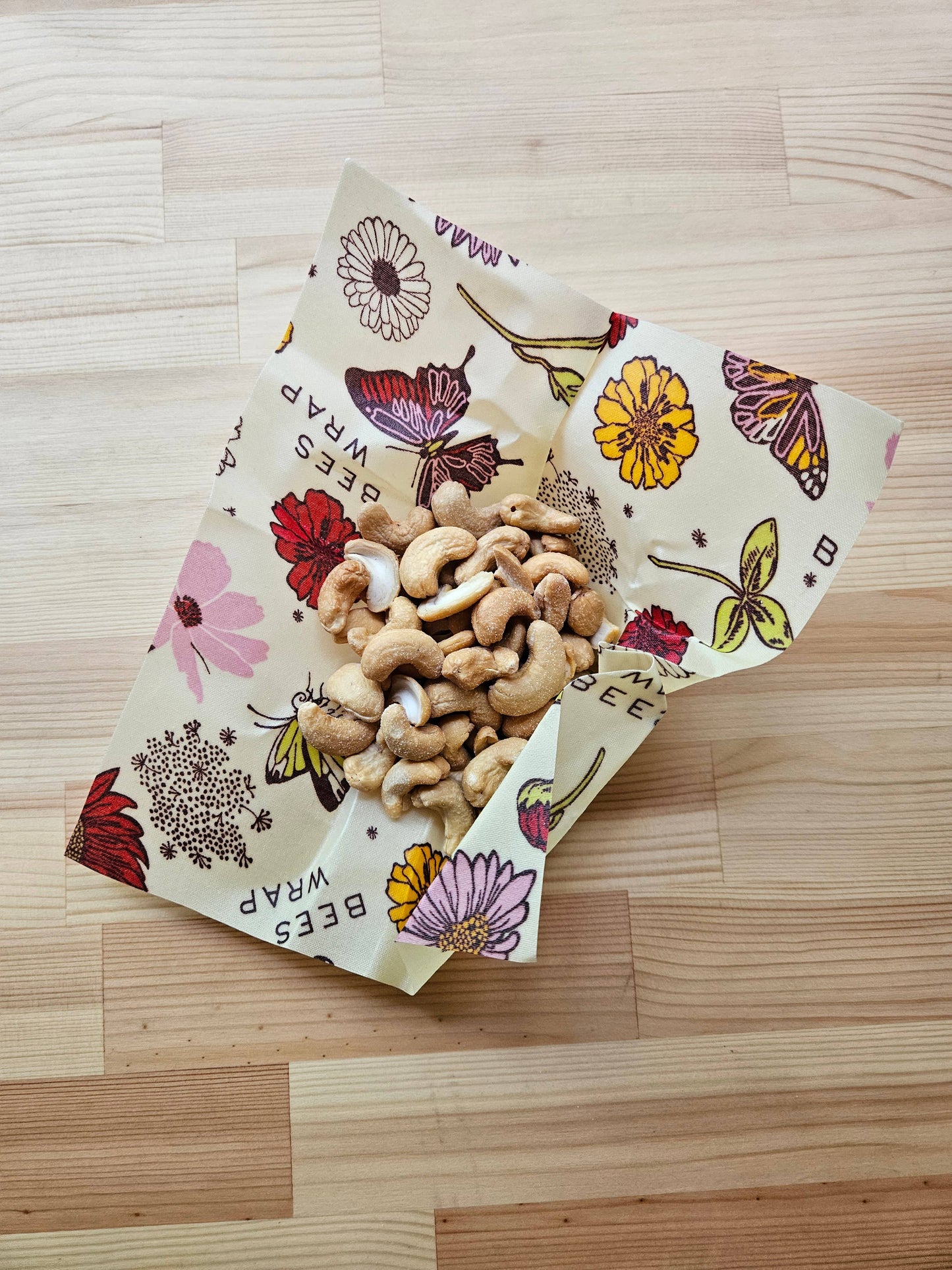 Bee's Wrap Medium 3 Pack - Meadow Magic, Vegan Wax