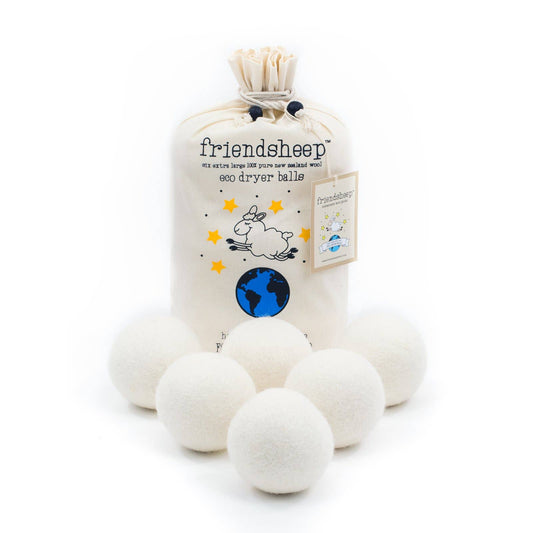 Creamy White Eco Wool Dryer Balls
