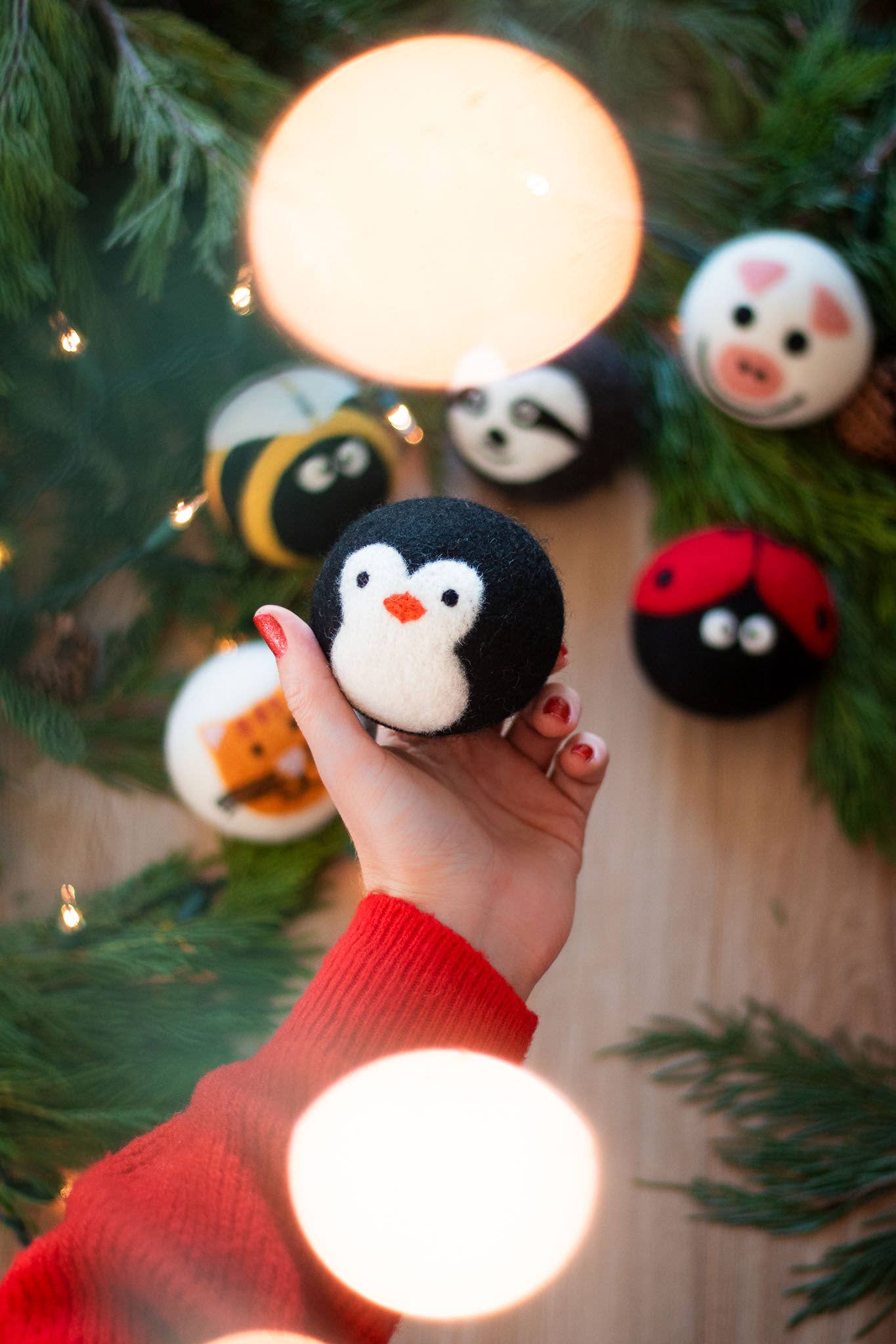 Critter Camp Eco Wool Dryer Balls - bee, pig, cat, sloth,...