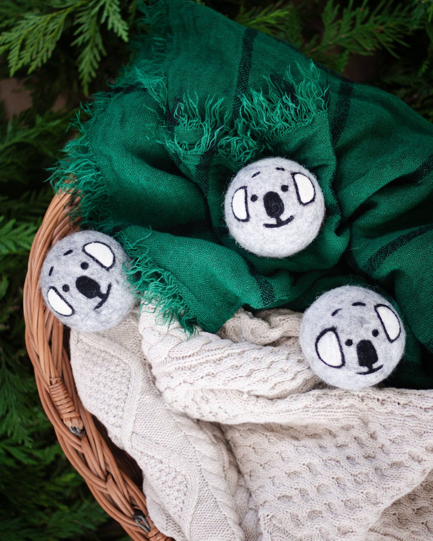 Cuddly Koalas Eco Wool Dryer Balls - Set of 3