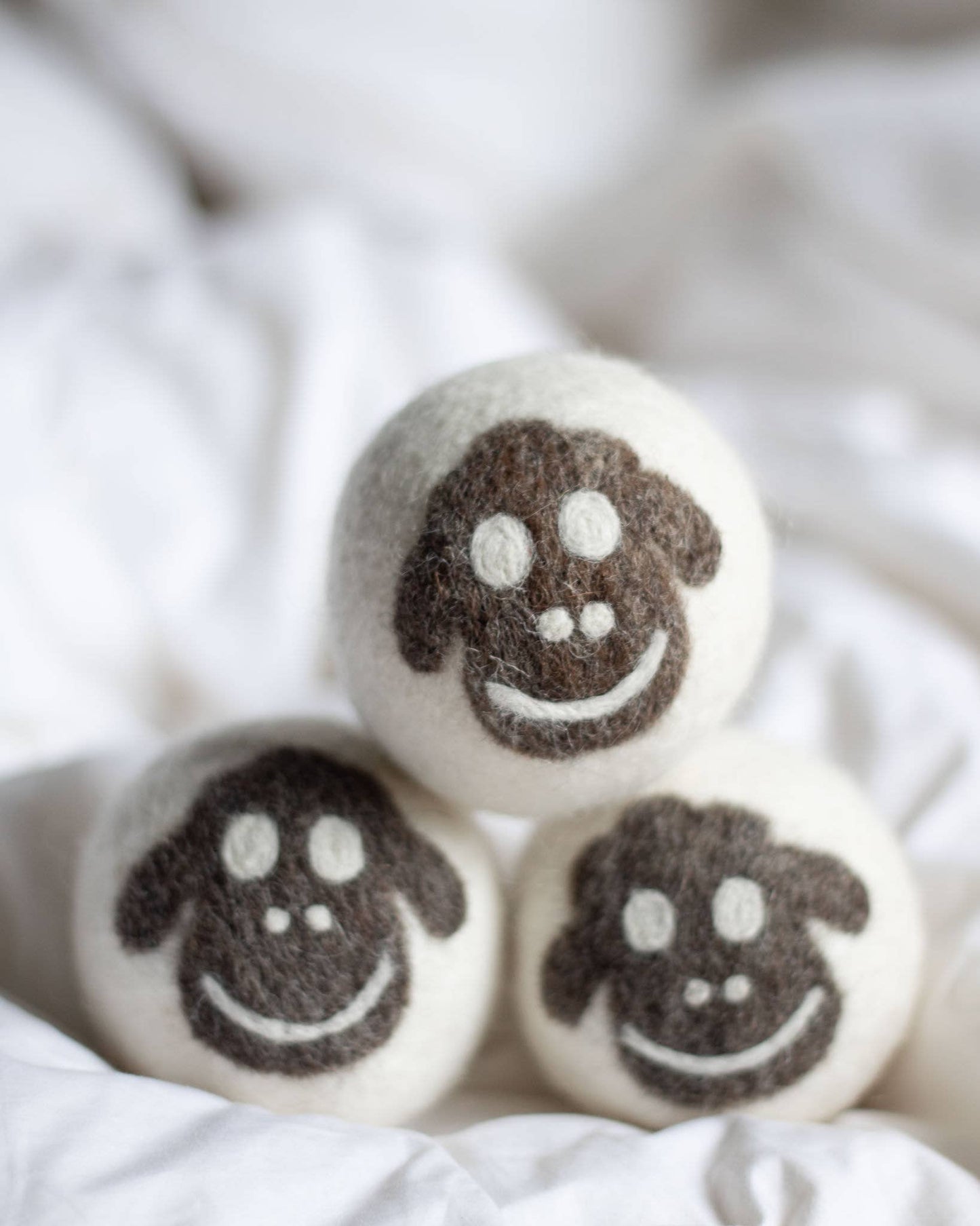 Sheep Eco Wool Dryer Balls - Set of 3