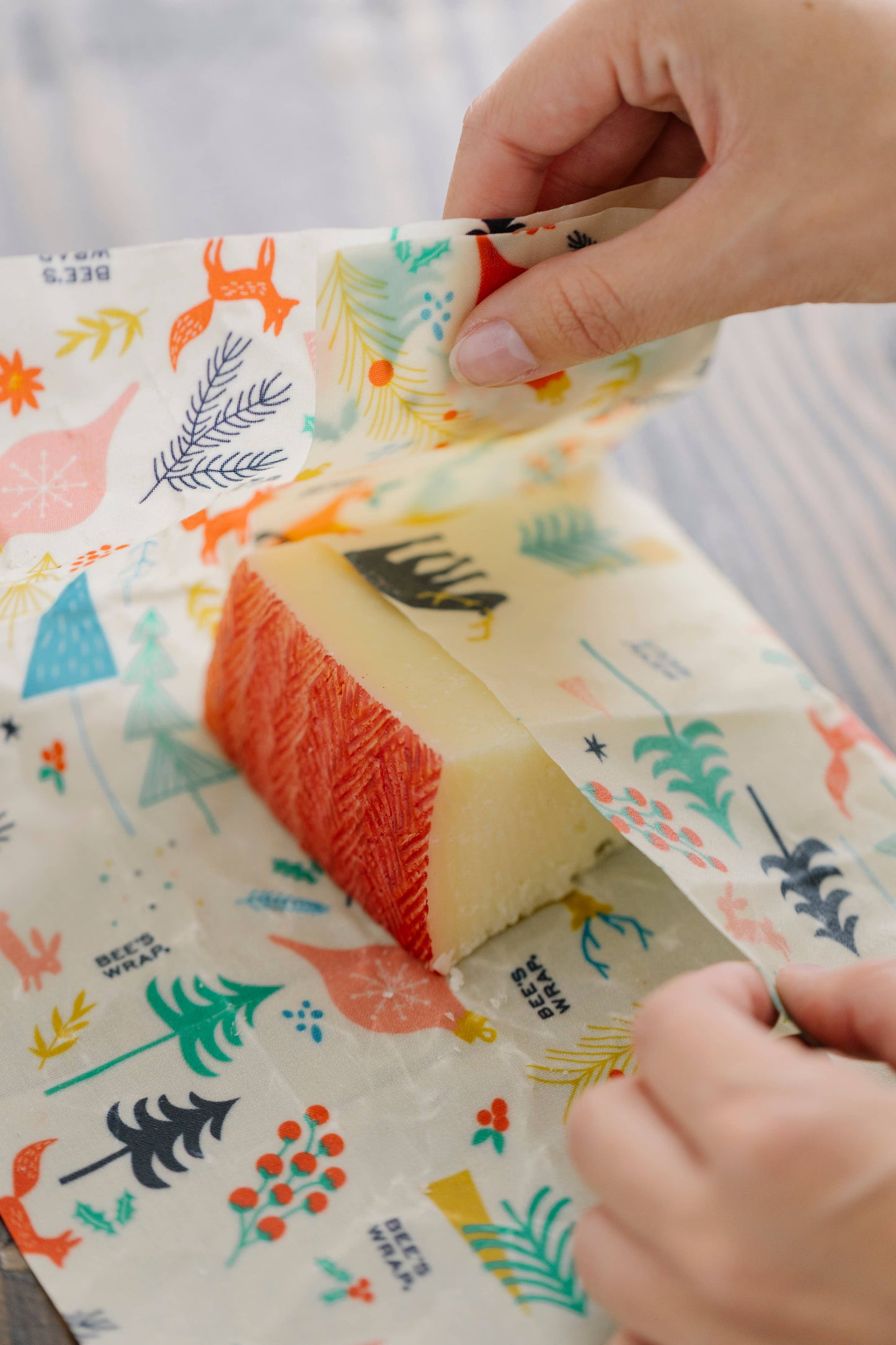 Bee's wax Food Wrap Winter Wonderland Assorted 3 Pack, Reusable Food Wraps