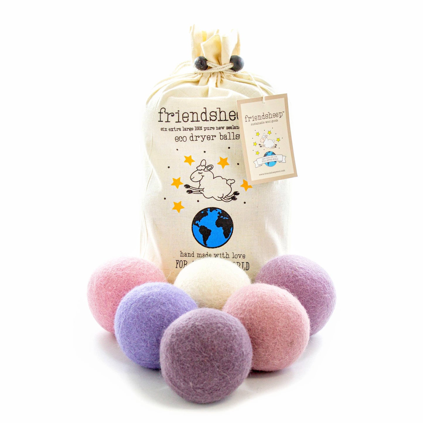 Lavender Bliss Eco Wool Dryer Balls