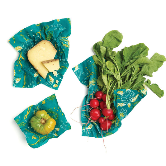 Bee's wax Food Wrap Assorted 3 Pack - Oceans