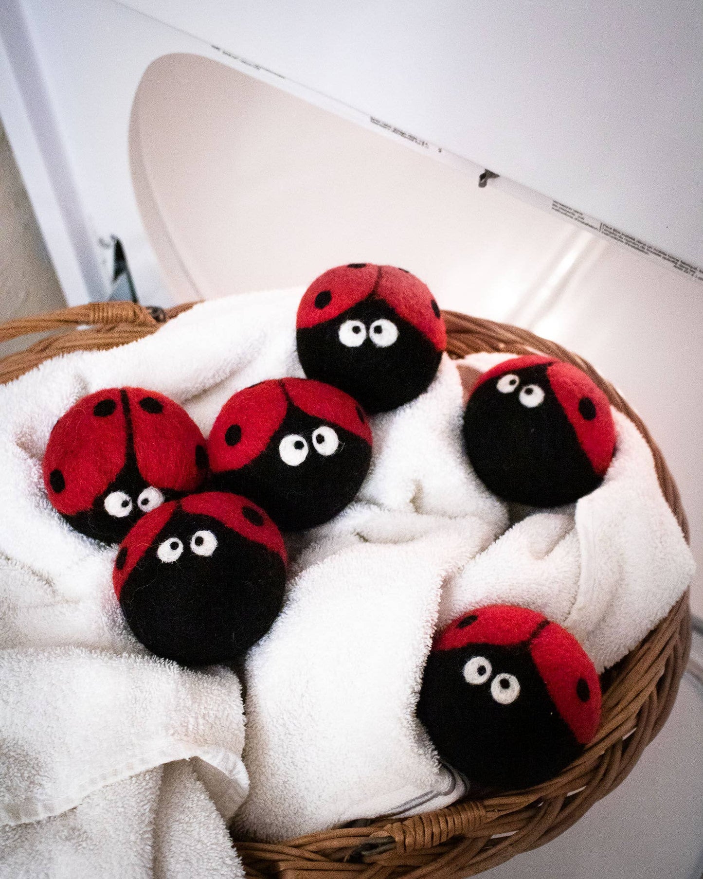 Laundrybugs Eco Wool Dryer Balls (LADYBUG)