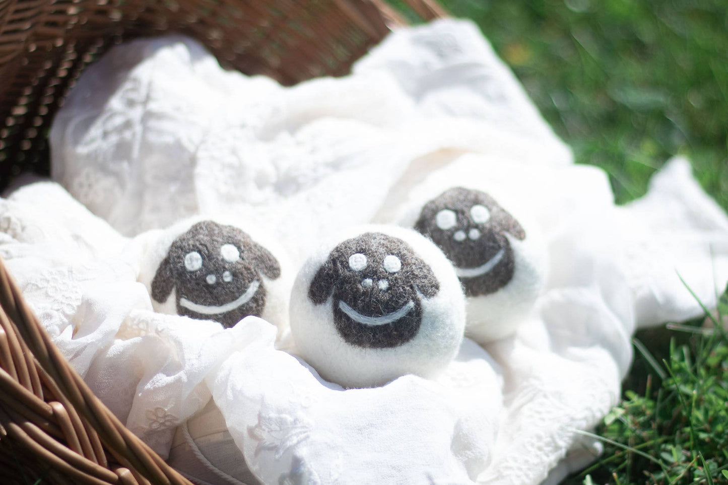 Sheep Eco Wool Dryer Balls - Set of 3