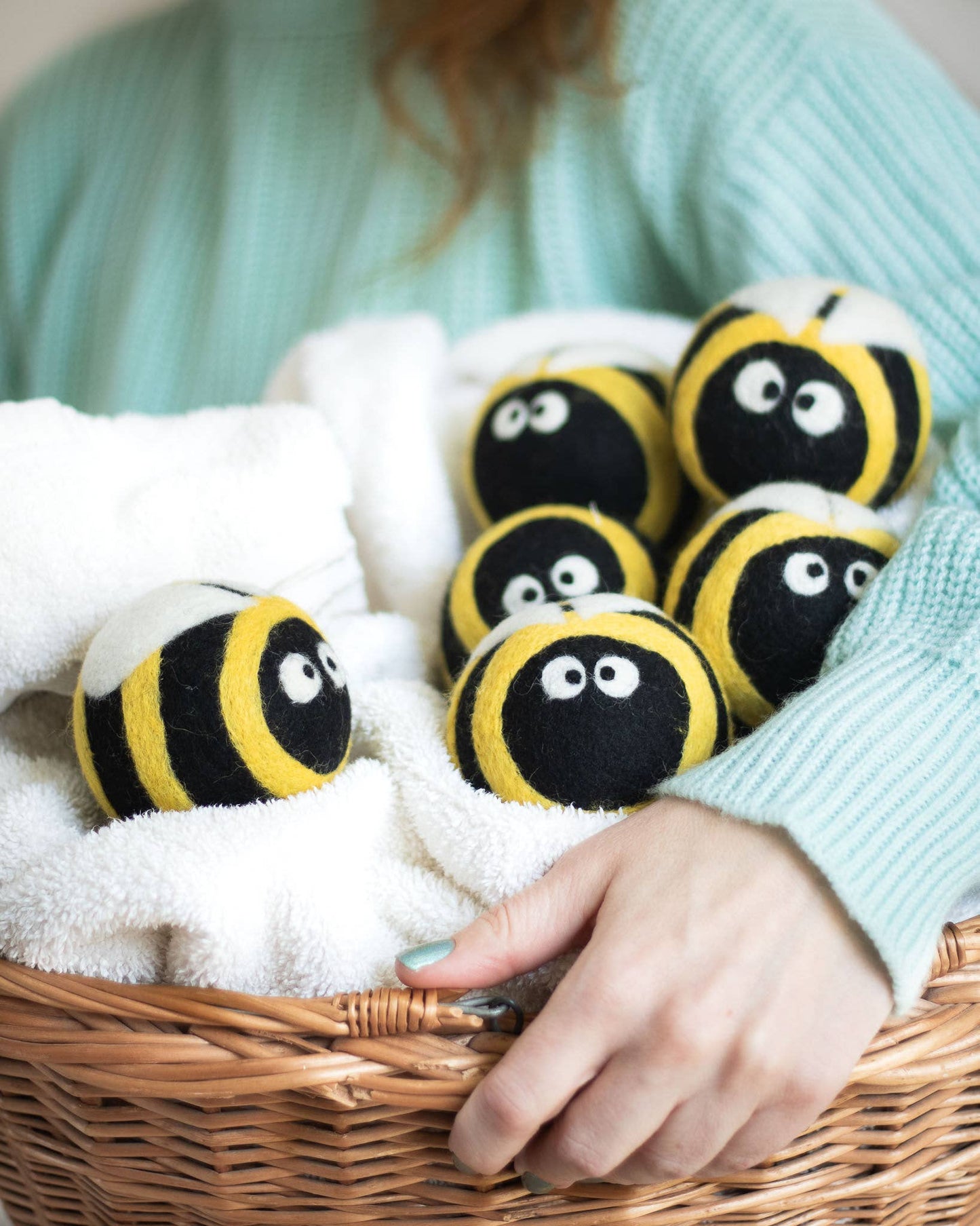 Bee Trio Eco Wool Dryer Balls - Set of 3
