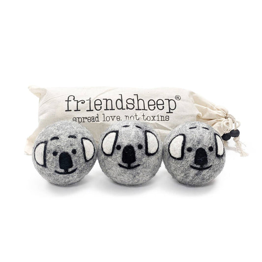 Cuddly Koalas Eco Wool Dryer Balls - Set of 3