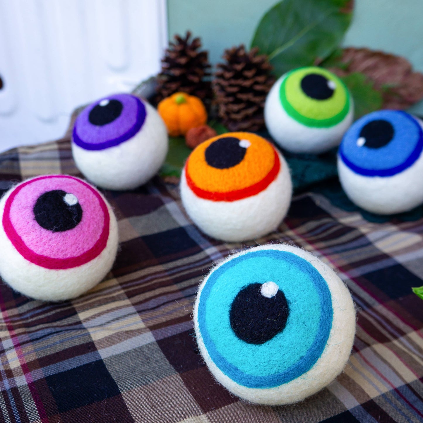 Blue Eerie Eyeballs (Eco Dryer) - Limited Edition - Set of 3