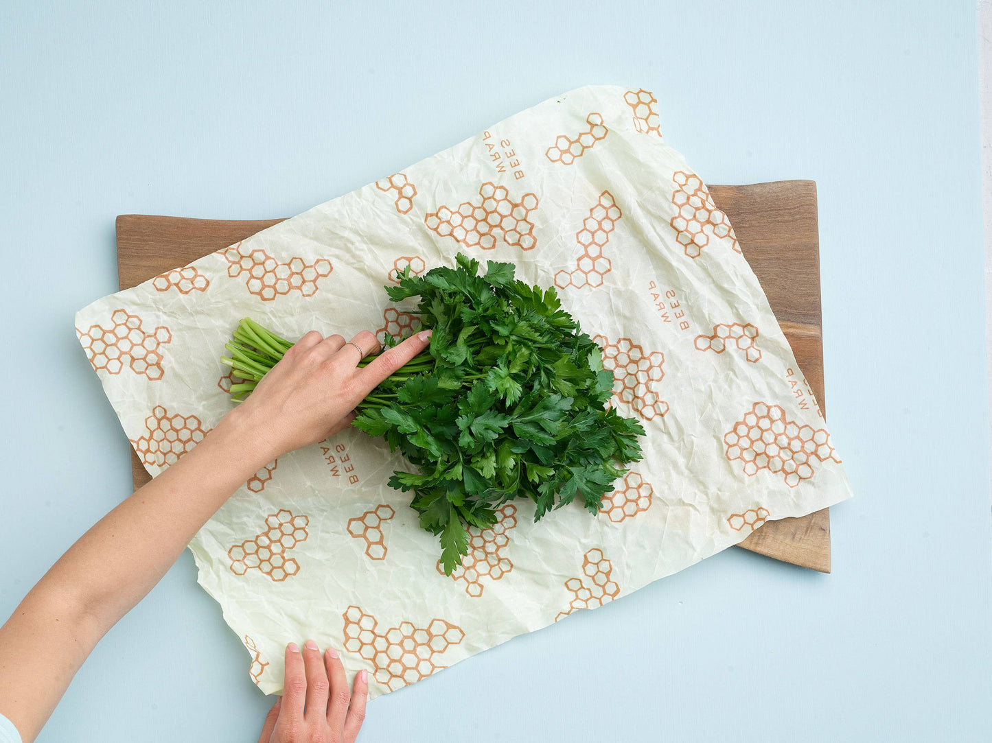 Large Wrap - Honeycomb Print