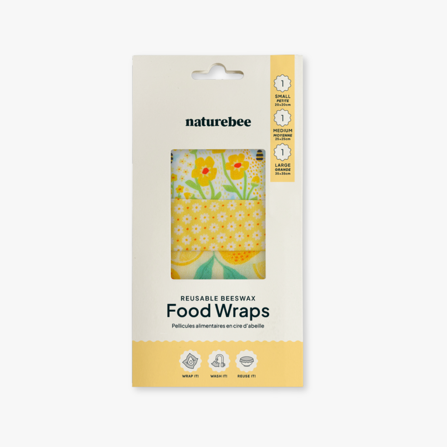 Beeswax Wrap Variety Set - Yellow