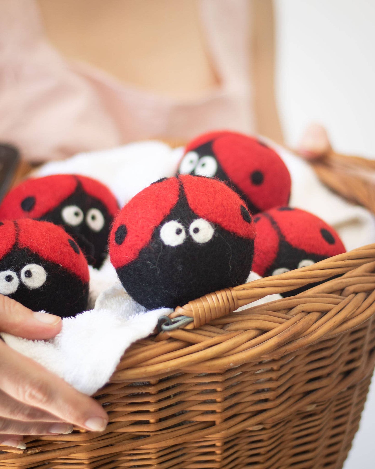 Laundrybugs Eco Wool Dryer Balls (LADYBUG)